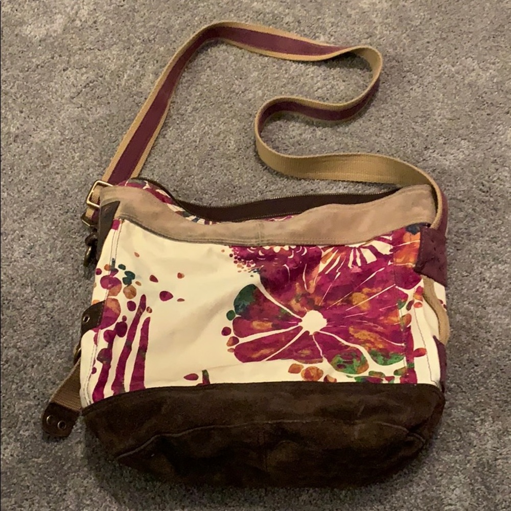 Lucky Brand Floral CrossBody Tote